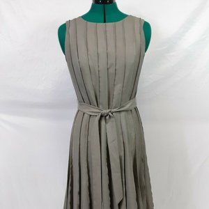Calvin Klein Sleeveless Pleated Dress Size 4